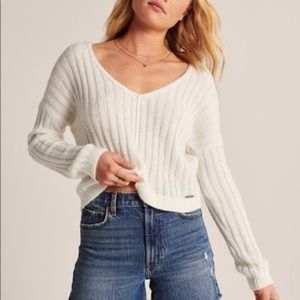 Brand New Abercrombie Boxy V-Neck Sweater